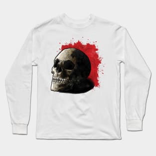 Skull Illustration Long Sleeve T-Shirt